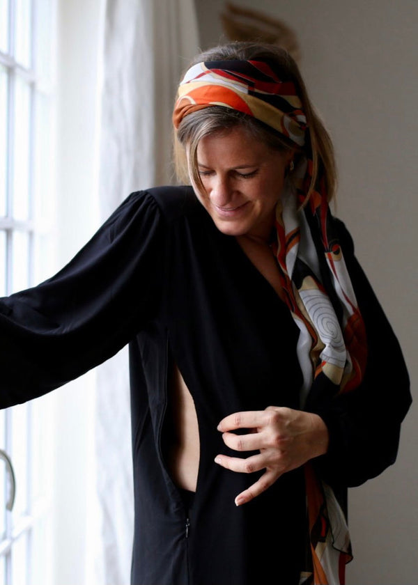 Zwarte jurk 'Nobody puts baby in a corner '